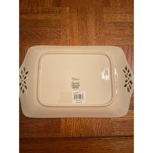 SPODE 12” Pierce’s recipe tray CHRISTMAS SHORTBREAD COOKIES - Picture 4 of 5